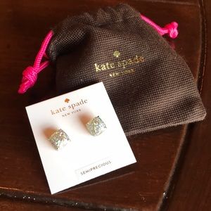 Kate Spade sparkly crystal stud earrings
